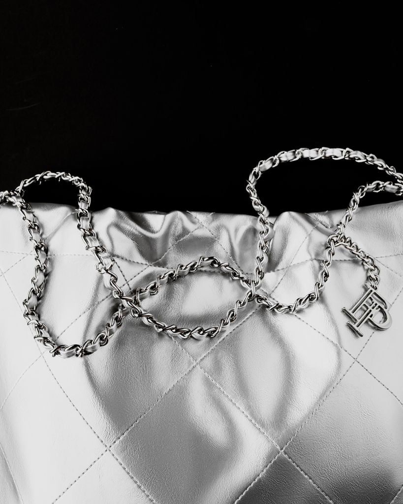 Brooklyn Shopper - Quilted - Silver