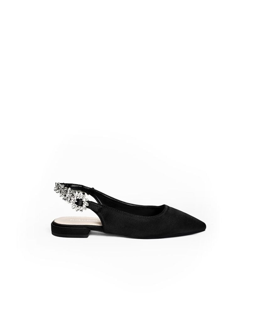 Crystal Slingback Flats