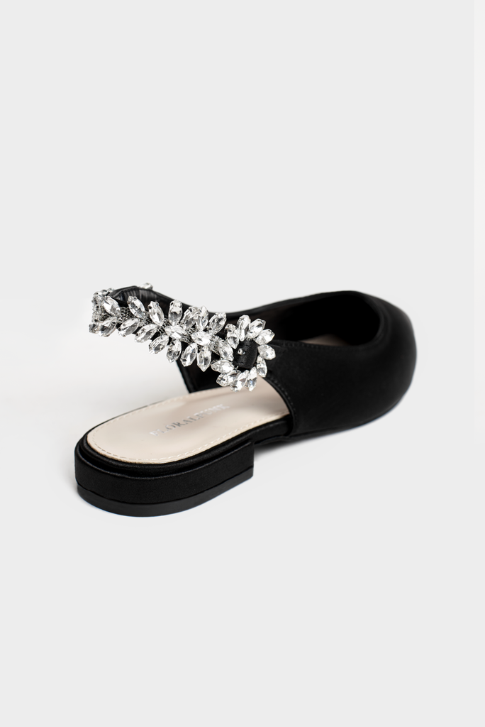 Crystal Slingback Flats