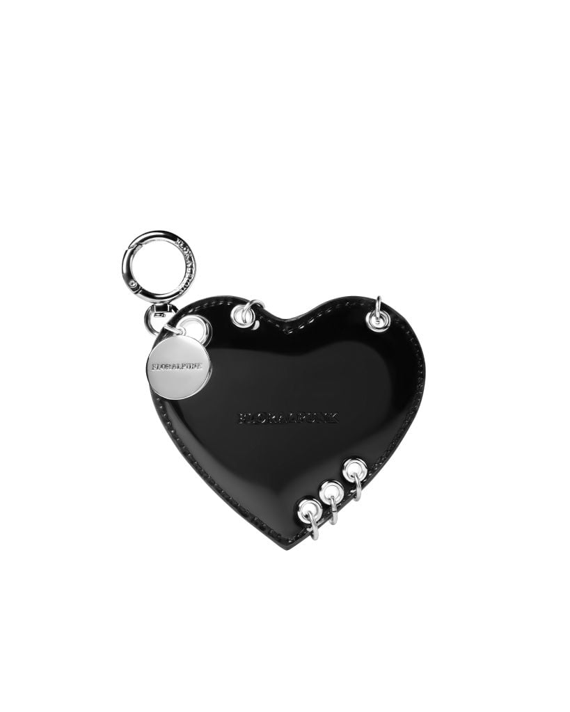 Rebel Heart Keychain - Black