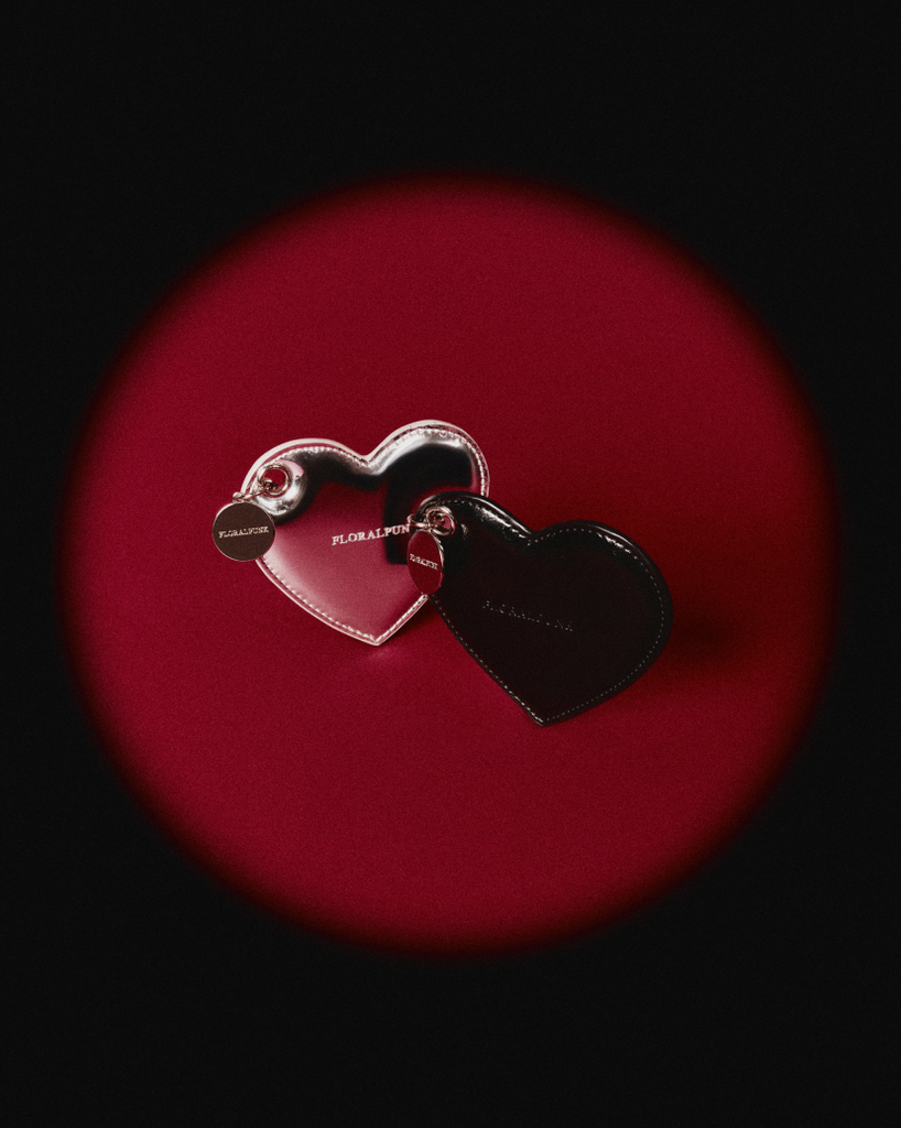 Heart Keychain - Silver