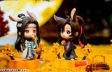  Anime "The Master of Diabolism" Wei Wuxian & Lan Wangji Set Fuguiyaoyue Mid-Autumn Ver. Deformed Figure 2pc Set 