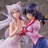  "Nekomonogatari" Tsubasa Hanekawa 2 Figures Set 