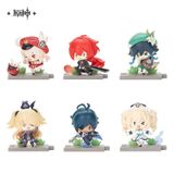  Genshin Impact "Senjou no Yuushi" Collection Figure Mondstadt Series 6Pack BOX 