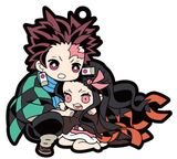  Rubber Mascot Buddy Colle Demon Slayer: Kimetsu no Yaiba 6Pack BOX 