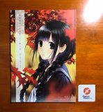  Artbook Shunkashutou, kurokami serafuku shoujo 