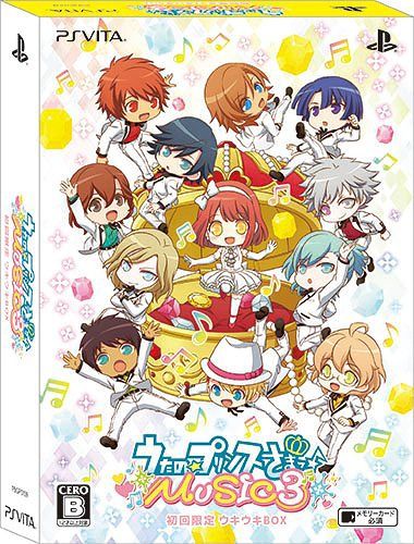  Uta no Prince-sama MUSIC 3 First Release Limited UkiUki BOX - PS Vita Game Software 