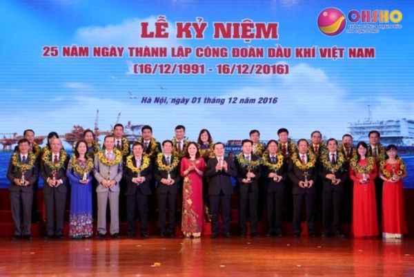 LỄ KỶ NIỆM 25 NĂM THÀNH LẬP CÔNG ĐOÀN DẦU KHÍ VIỆT NAM