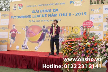 KHAI MẠC GIẢI BÓNG ĐÁ PVCOMBANK LEAGUE 2015