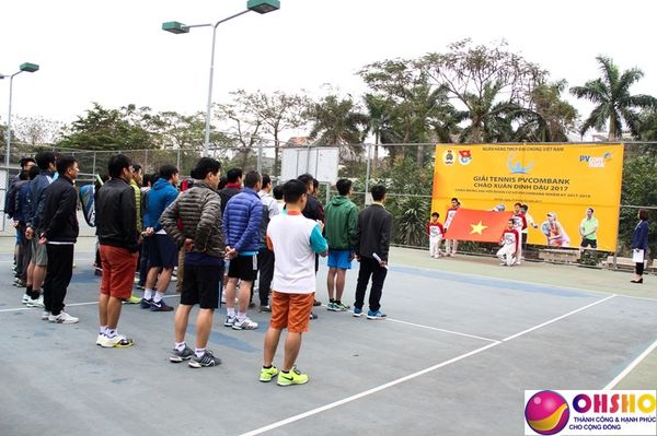 GIẢI TENNIS PVCOMBANK CHÀO XUÂN 2017 THÀNH CÔNG TỐT ĐẸP