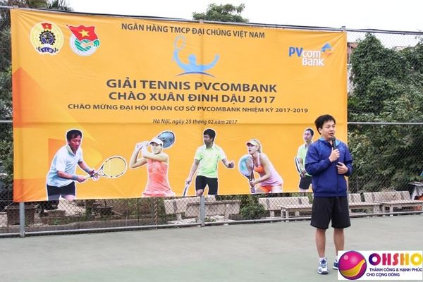 GIẢI TENNIS PVCOMBANK CHÀO XUÂN 2017 THÀNH CÔNG TỐT ĐẸP