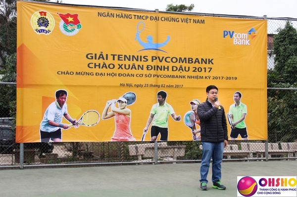 GIẢI TENNIS PVCOMBANK CHÀO XUÂN 2017 THÀNH CÔNG TỐT ĐẸP