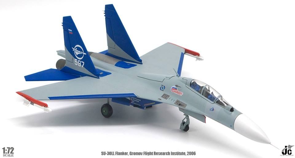 Gromov Flight Research Institute Sukhoi Su-30LL Flanker-C JC Wings 1:72 JCW-72-SU30-006