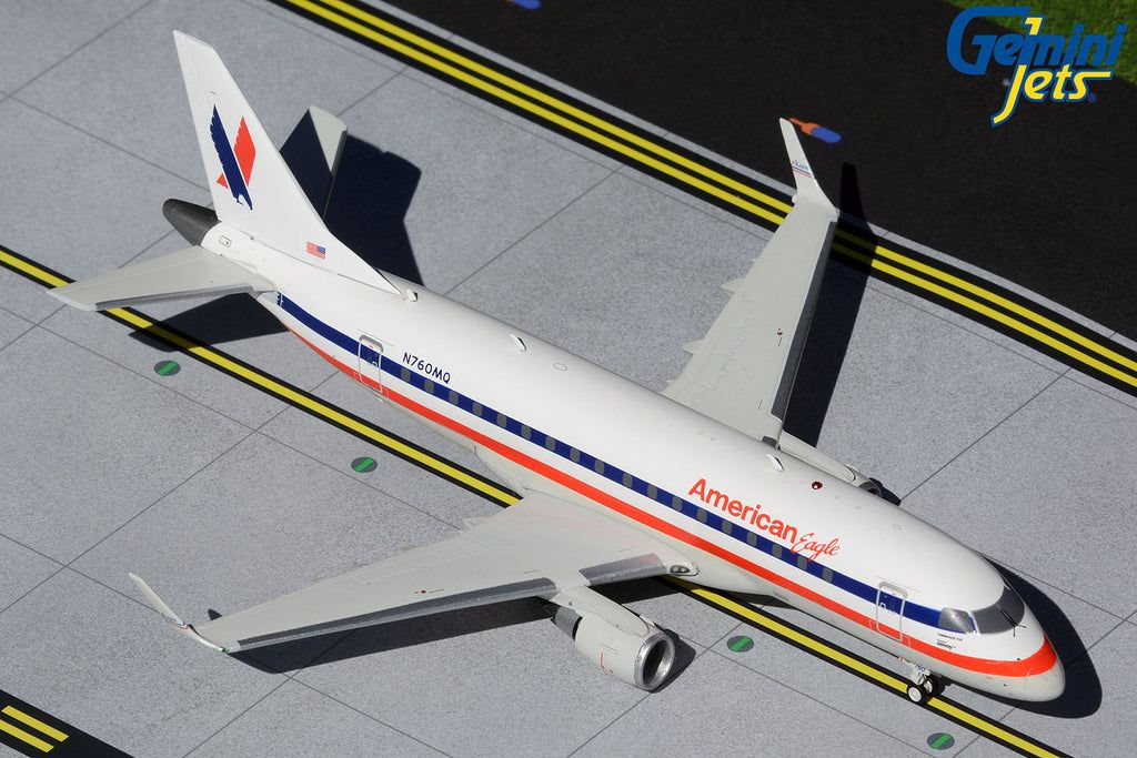 American Eagle Embraer E-170 N760MQ Retro GeminiJets 1:200 G2AAL1061