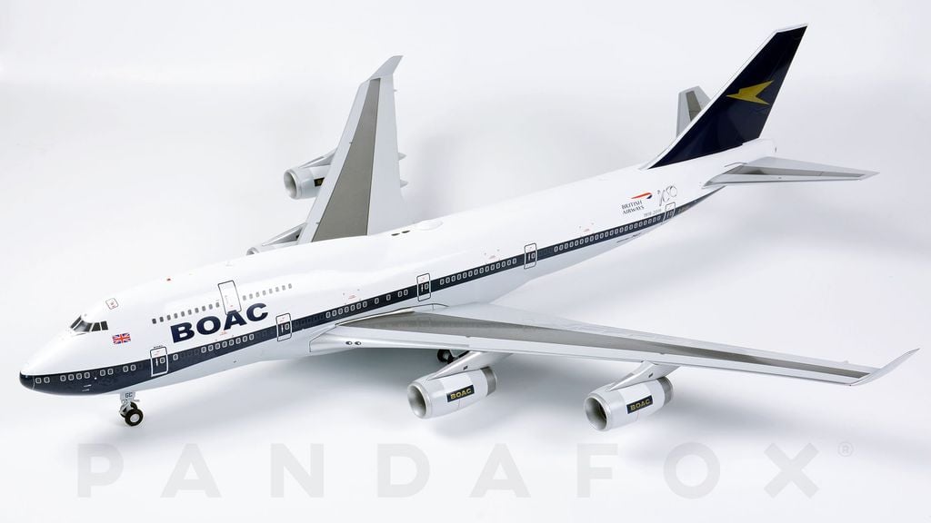 British Airways Boeing 747-400 G-BYGC BOAC Retro Livery GeminiJets 1:200 G2BAW834