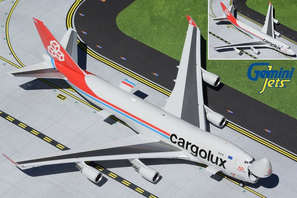 Cargolux Boeing 747-400ERF Interactive LX-LXL GeminiJets 1:200 G2CLX933