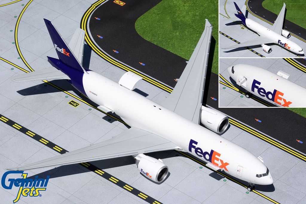 FedEx Boeing 777F Interactive N888FD GeminiJets 1:200 G2FDX951