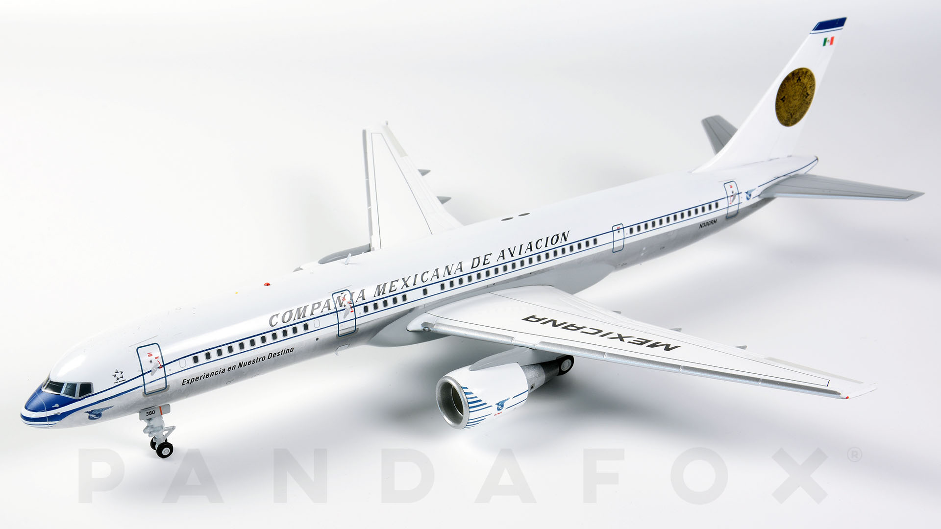 Gemini 1/200 B757-200 Mexicana 80周年記念 Mexicana Boeing 757-200 N380RM Retro Livery GeminiJets 1:200