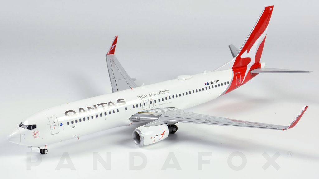 Mô Hình Máy Bay Qantas Boeing 737-800 VH-VZI | GeminiJets 1:200