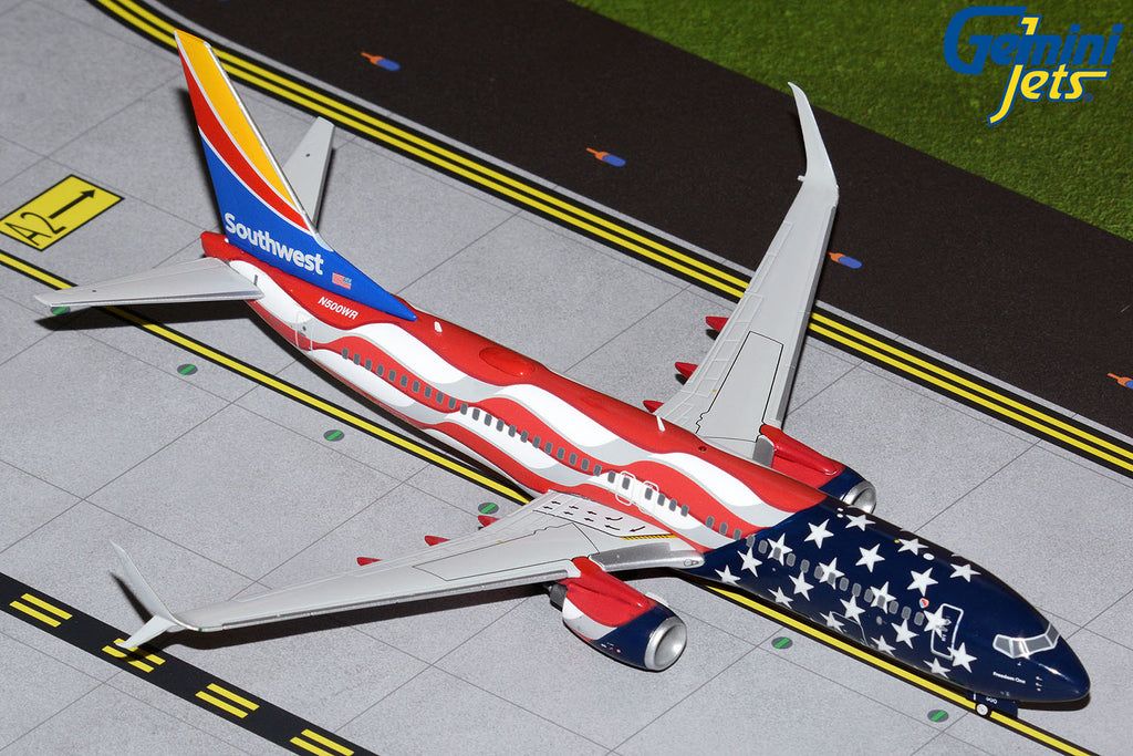 Southwest Boeing 737-800 N500WR Freedom One GeminiJets 1:200 G2SWA1042