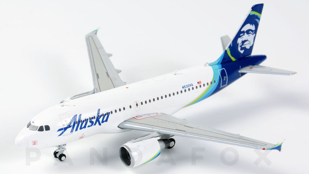 Alaska Airlines Airbus A319 N530VA GeminiJets 1:400 GJASA1851