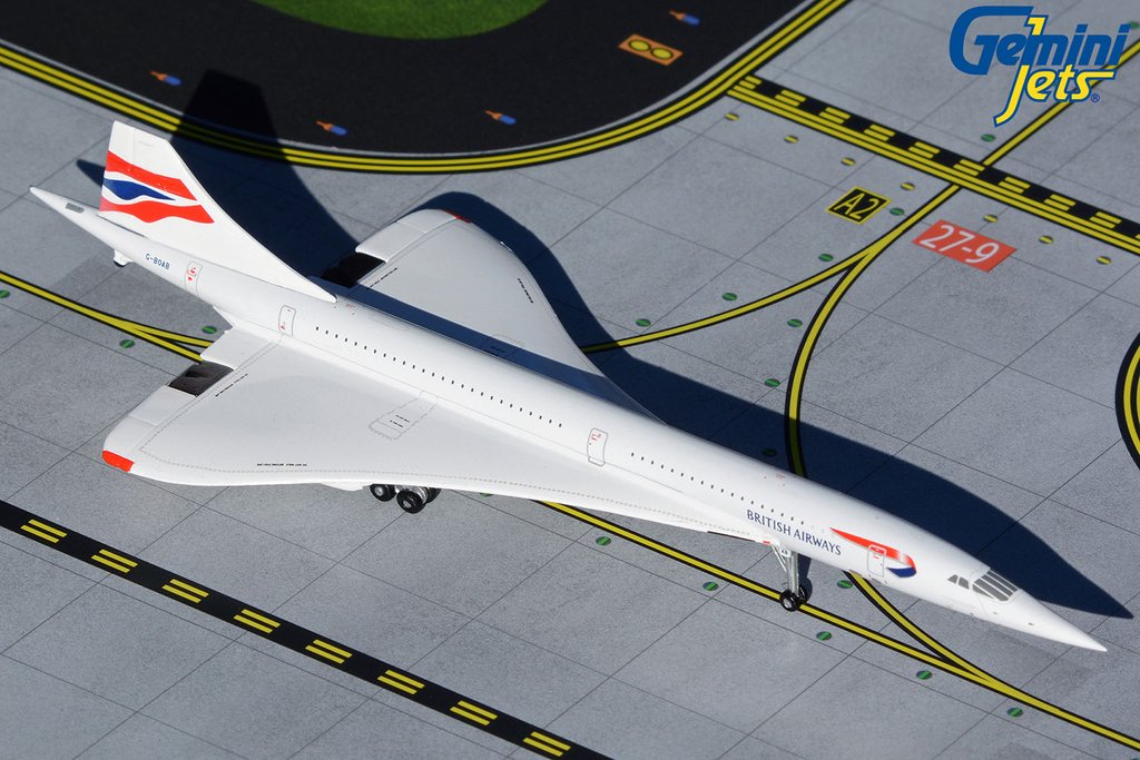 Mô hình máy bay siêu thanh CONCORDE Air France tỷ lệ 1125