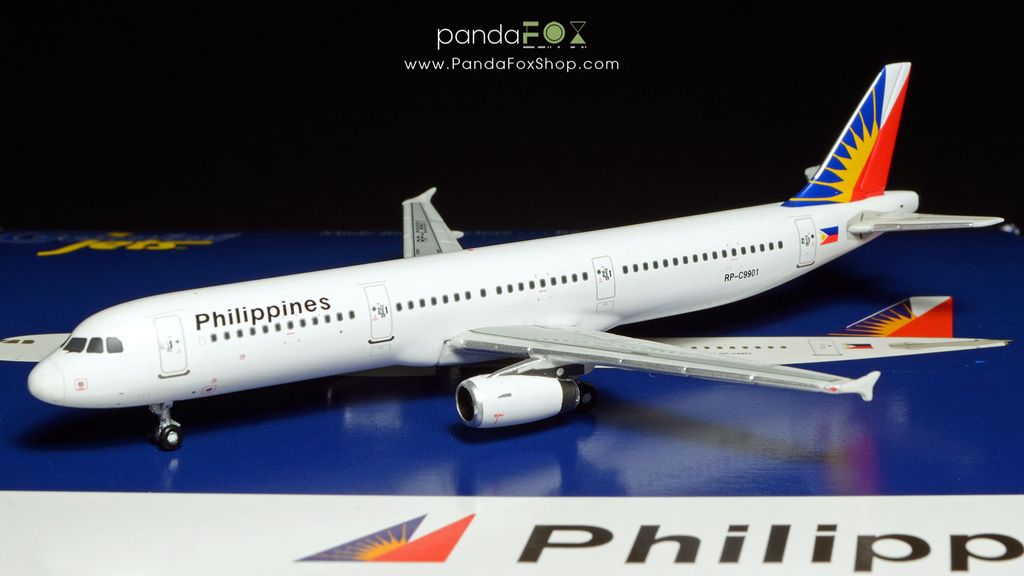 Philippine Airlines Airbus A321 RP-C9901 GeminiJets 1:400 GJPAL1343