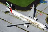 Emirates Boeing 777-300ER A6-EGE UAE 50th Anniversary GeminiJets 1:400 GJUAE2050