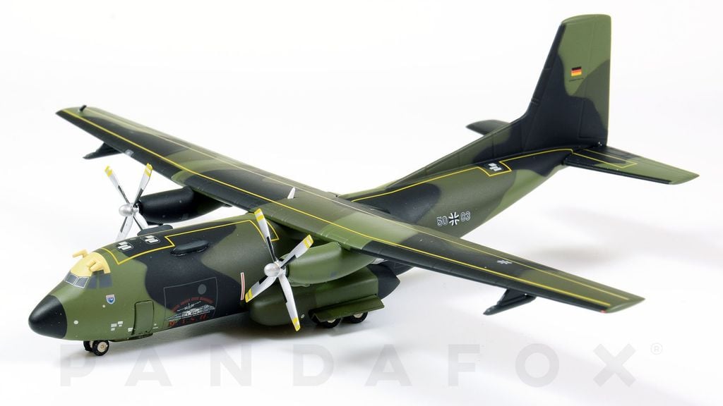 Mô Hình Máy Bay Luftwaffe Transall C-160 LTG 63 | Herpa 1:200