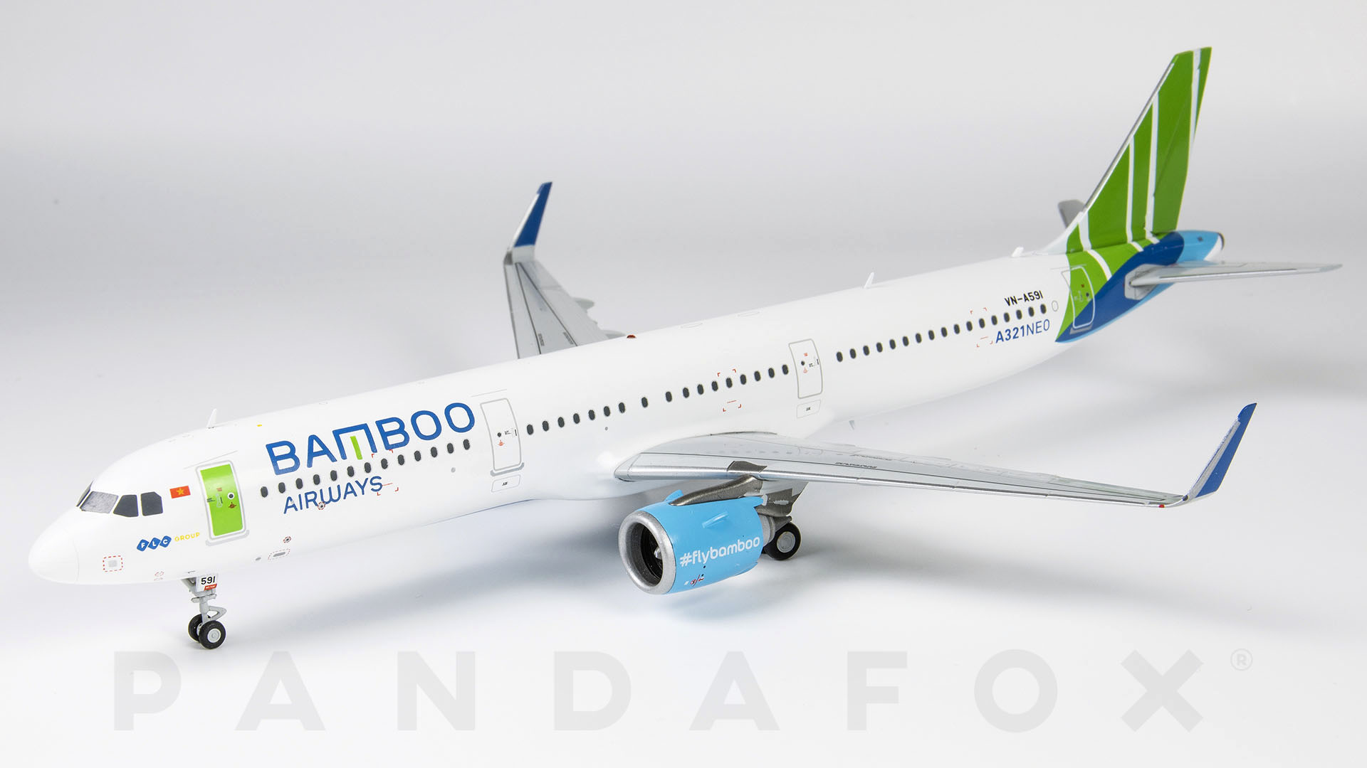 1/200 バンブーエアウェイズ　エアバス　A321 NEO Bamboo Airways Airbus A321neo VN-A591 JC Wings 1:200 JC2BAV297