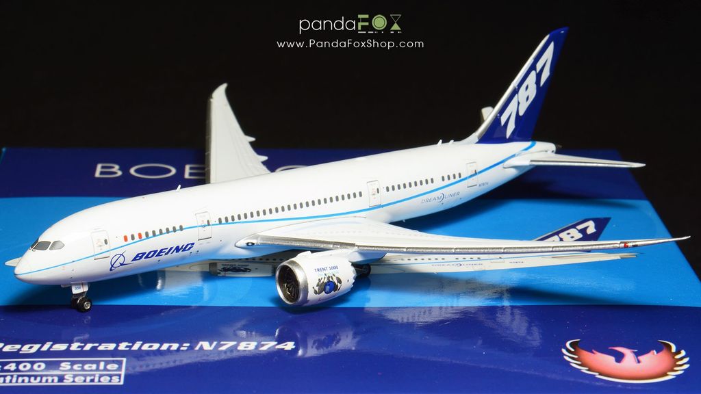 Mô Hình Máy Bay Boeing House Boeing 787-8 N7874 | Phoenix 1:400