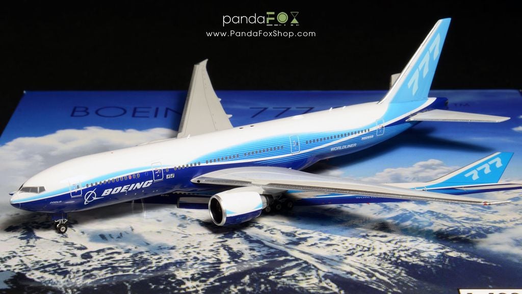 Mô Hình Máy Bay Boeing House Boeing 777-200LR N60659 | Phoenix 1:400