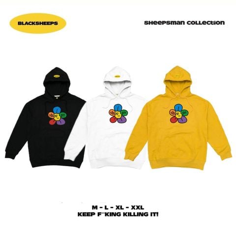  BLACKSHEEPS - SHEEPSMAN FACE HOODIE 