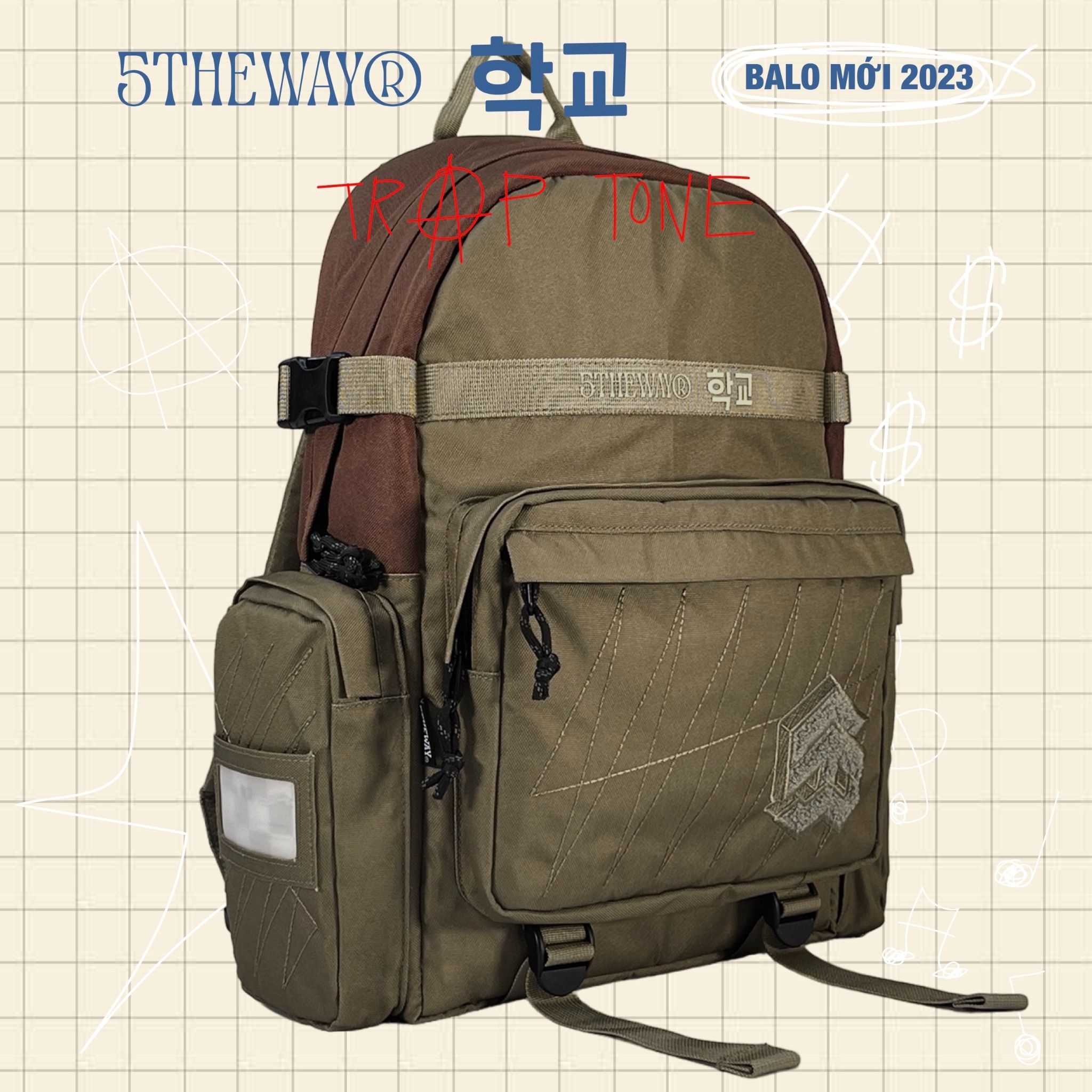 5THEWAY® 학교 TRAP TONE ROCKET BACKPACK™