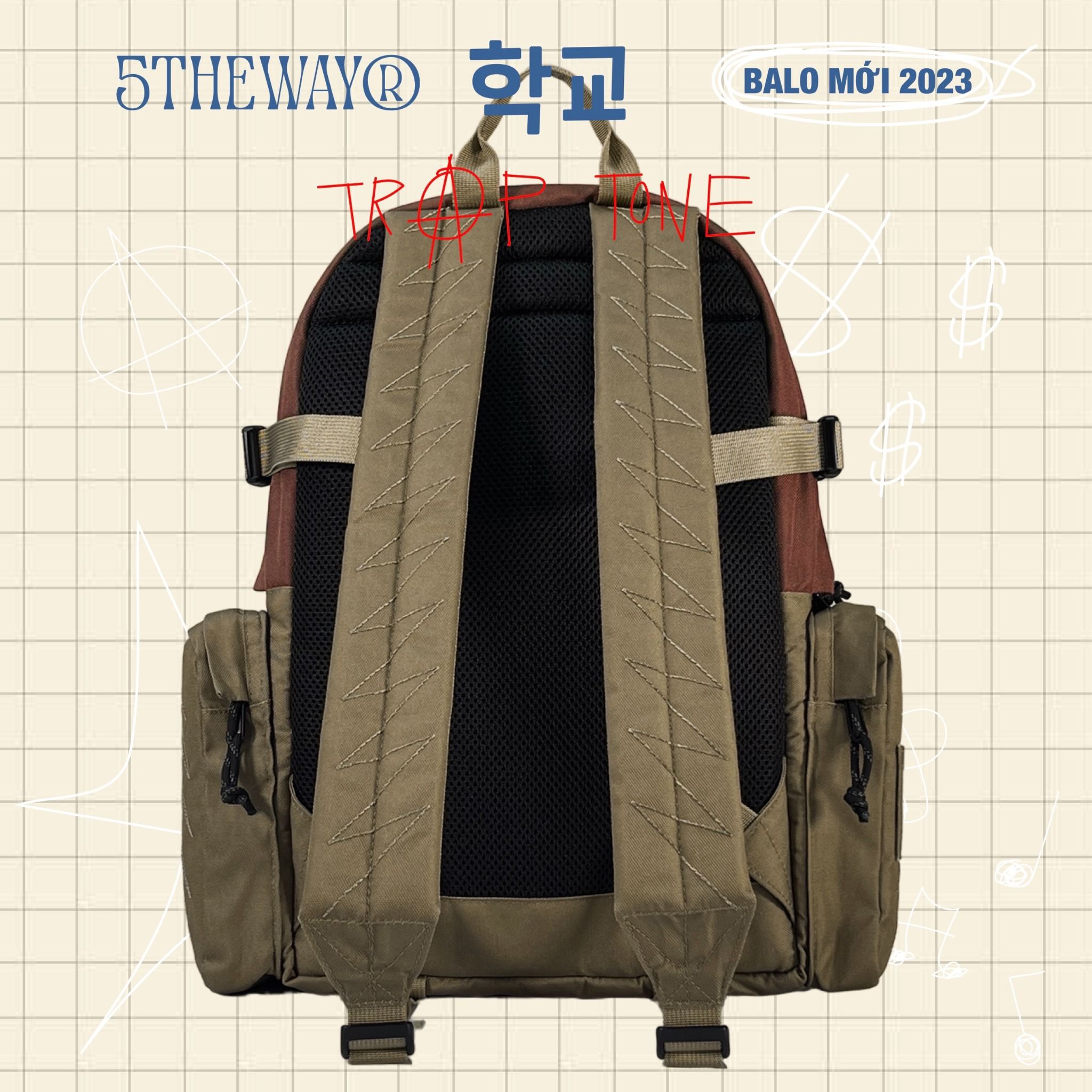 5THEWAY® 학교 TRAP TONE ROCKET BACKPACK™