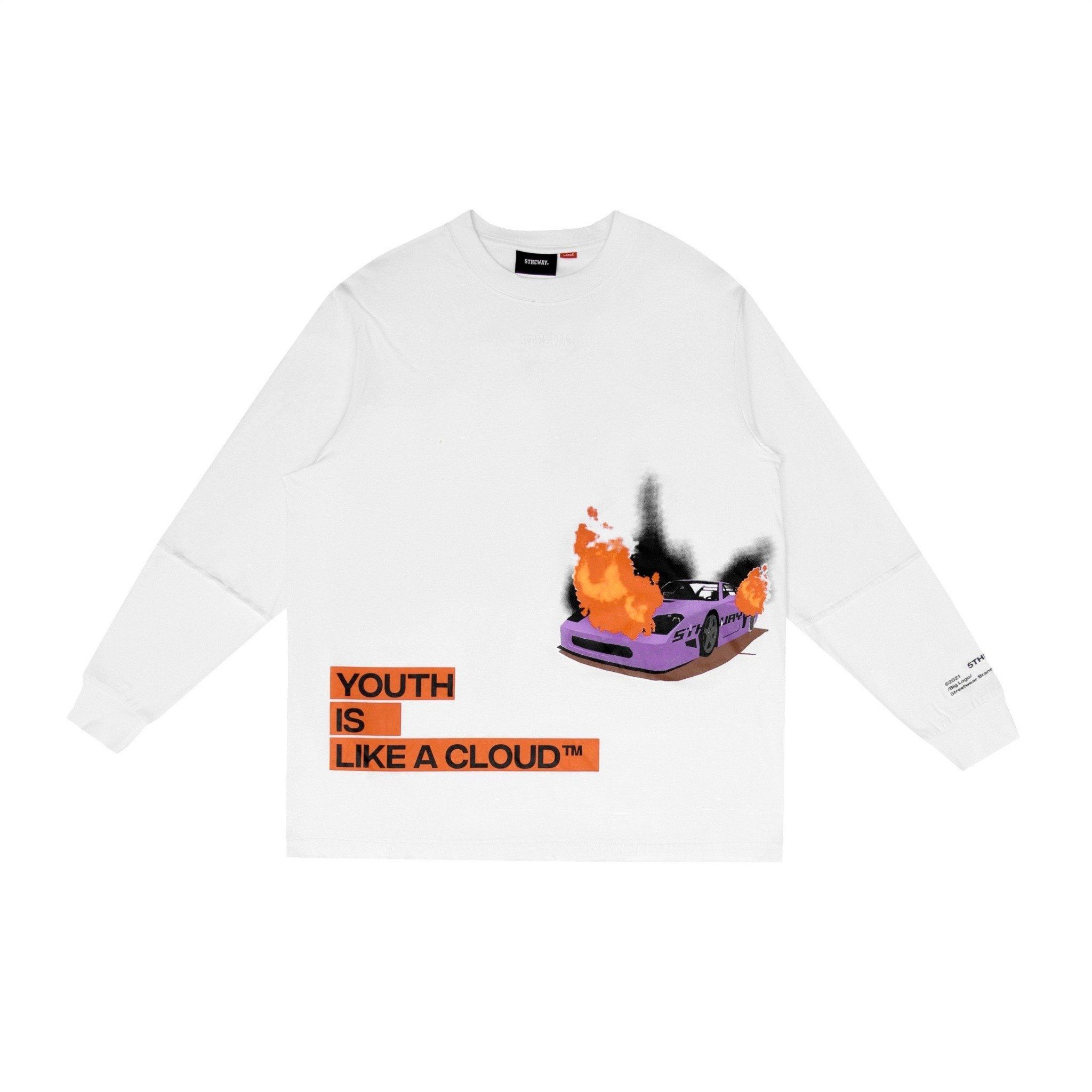 /YILAC/ SQUARE LONG SLEEVE TEE™