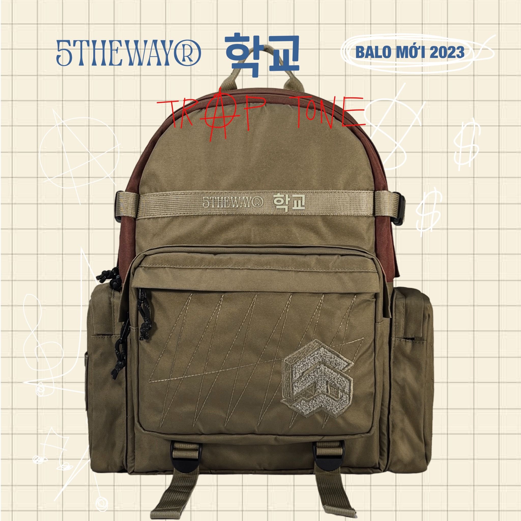 5THEWAY® 학교 TRAP TONE ROCKET BACKPACK™