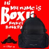 /mono colo/ BOXY ROCKET BACKPACK™ - ONYX