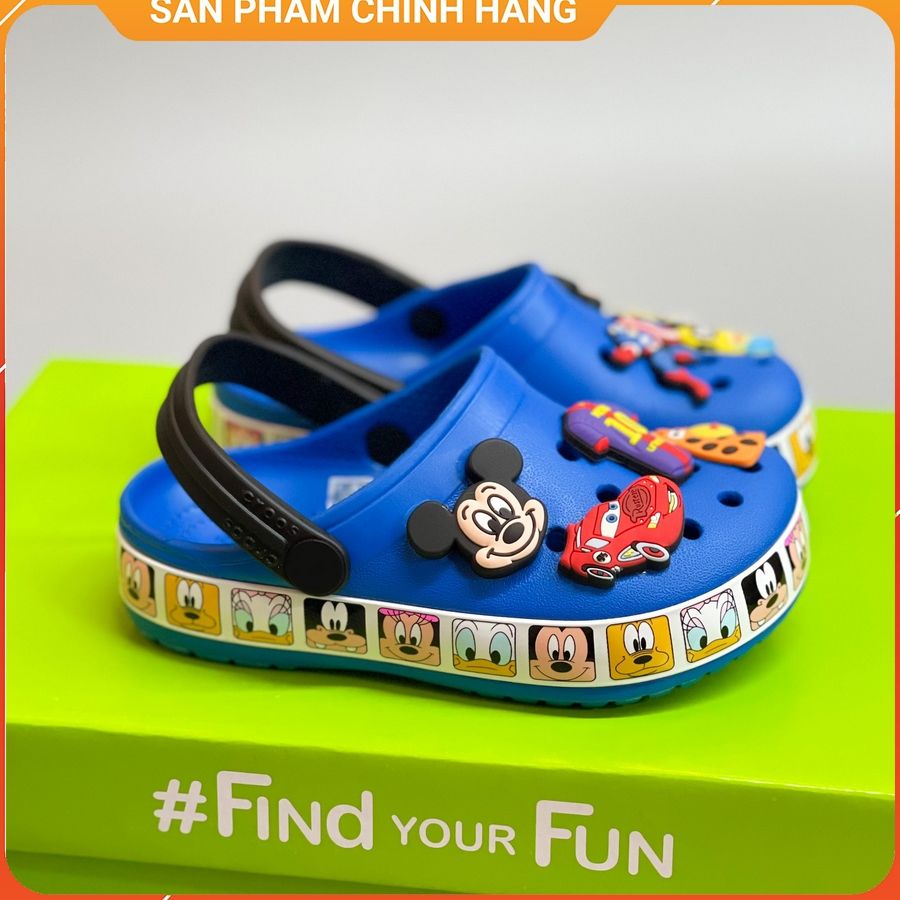 Crocs Fun Lab Mickey Mouse Band Toddler Clogs – Sấu Vui Vẻ