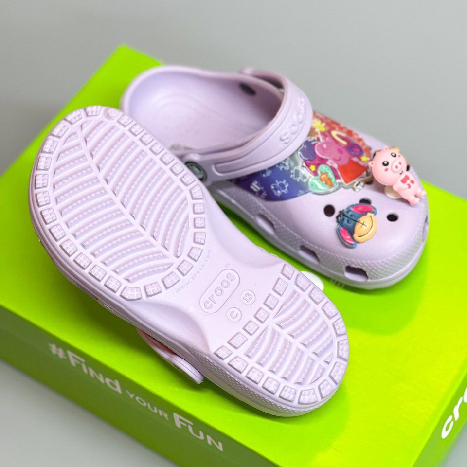 Crocs Peppa Pig Kid Chính Hãng – Sấu Vui Vẻ