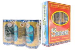 Nước yến sào Khánh Hòa Sanest lon 190ml, hộp 6 lon - 001H6