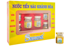 Nước Yến Sào Khánh Hòa Nhân Sâm Fucoidan 70ml, Hộp 6 Lọ - 700H6