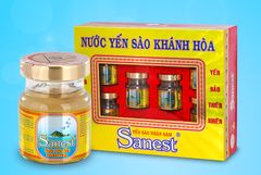 Nước Yến Sào Khánh Hòa Nhân Sâm Fucoidan 70ml, Hộp 6 Lọ - 700H6