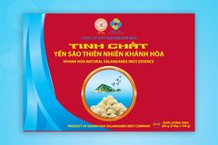 TINH CHẤT YẾN SÀO THIÊN NHIÊN KHÁNH HÒA - HỘP 2 HỘP 20 GÓI 5 GRAM - 031G