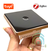 Công Tắc Zigbee Viền Kim Loại Nút Bấm Lõm Hình Vuông App Tuya SHP-ZLEU