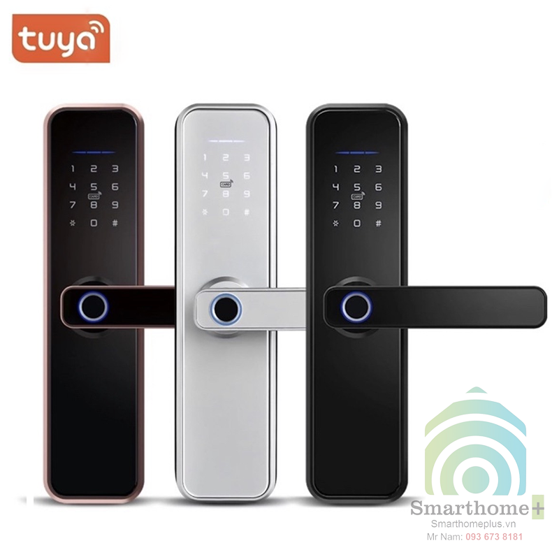 Khóa Cửa Wifi Thông Minh Điều Khiển Qua App Tuya SHP-DL7DC (Có Tiếng Việt)