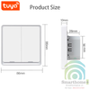 Công Tắc Thông Minh Nút Cơ Zigbee Hình Vuông Tuya ZigbeeEU
