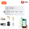 Ổ Cắm Tuya Zigbee 3.0 4 Cổng Kéo Dài ZTC4