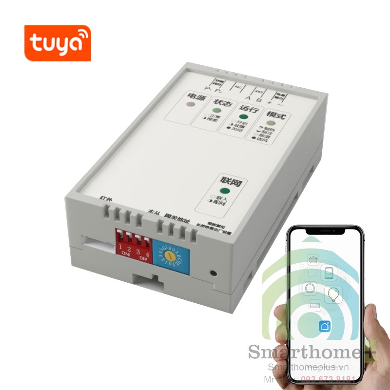 Bộ Điều Khiển Điều Hòa Trung Tâm VRV Daikin Qua App Wifi Tuya GV-2