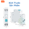 Công Tắc Wifi Tuya 63A Lắp Tủ Điện Có Đo Công Suất SHP-CB6v2